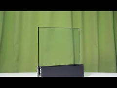 SGCC Tempered Glass U Kanal Glass Balustrade Stable Structure LED Light