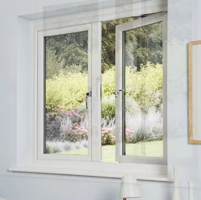 Yeni Tasarım Alüminyum Kaplama Salıncak Pencere Tempered Glass ile