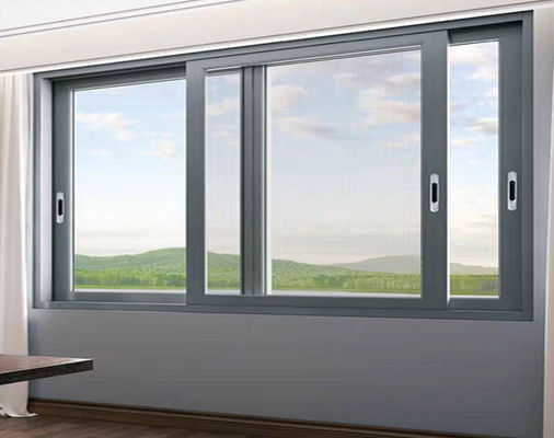 Açık hava kasırga dayanıklı Slimline Alüminyum Kaydırma Kapıları Fluorocarbon püskürtme