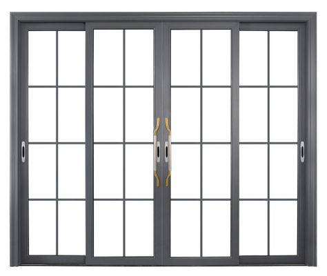 Tempered Glass Clear Aluminum Sliding Door Slim Frame External Aluminum Sliding Doors (Tamırlı camdan açık alüminyum kaydırma kapısı)