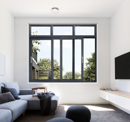 Tempered Laminated Alüminyum Kaydırıcı Pencere Güvenlik Alüminyum Cam Kaydırıcı Pencere