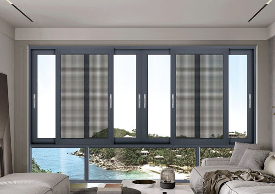 Özelleştirilebilir Alüminyum Kaydırıcı Pencere Tempered Laminated ile Değiştirme