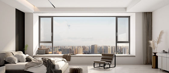 Esnek Alüminyum Eğilip Döner Pencereler Güvenlik Alüminyum Değiştirme Pencereler