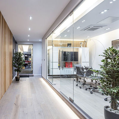 Alüminyum Çerçeve Cam Oda Duvarları Boyutu Kapı ile Özel