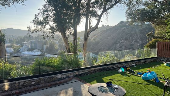 Konut için güverte çerçevesiz U kanal cam parmaklık toz kaplama