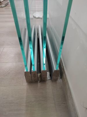 Ticari binalar için yalıtımlı cam alüminyum iki katlı dış kapılar Enerji tasarımı