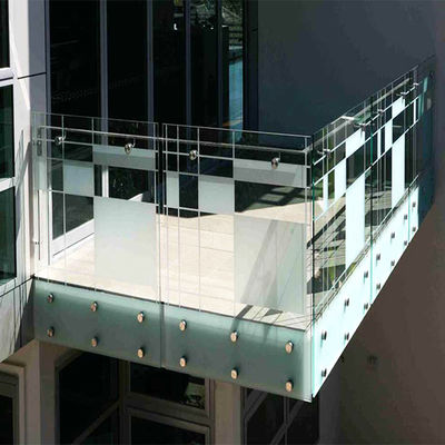 304 Paslanmaz Çelik Cam Küpeşte Mesnet Kelepçeleri 8-12mm Cam İçin