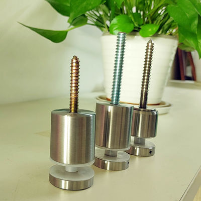 Düzenlenebilir paslanmaz çelik çerçevesiz duvar montajı cam korkuluk sabitleme sıkışıklık çentiği