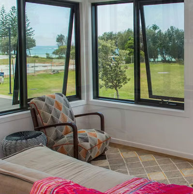 Yüksek Güvenlik Alüminyum Çerçeve Tek Çatlaklı Eğilip Döner Pencere