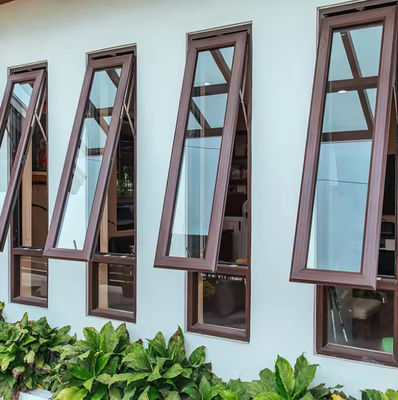 Yüksek Güvenlik Alüminyum Çerçeve Tek Çatlaklı Eğilip Döner Pencere