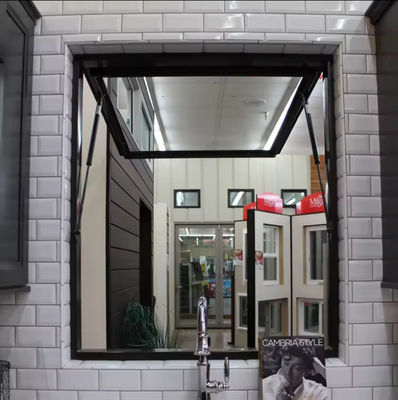 Yüksek Güvenlik Alüminyum Çerçeve Tek Çatlaklı Eğilip Döner Pencere