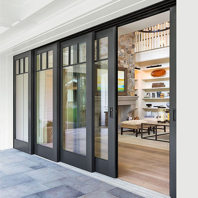 İzole edilmiş ağır işlevli profille özel yapılmış alüminyum cam kapılar