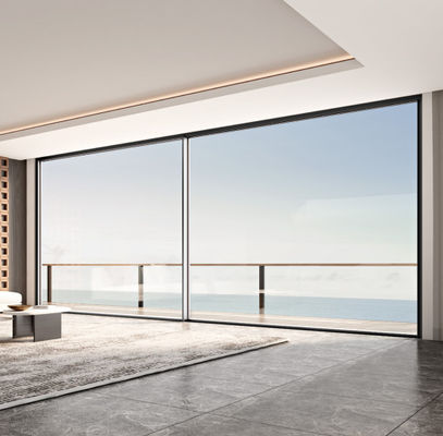 Kolay Montaj Alüminyum İç Kaydırma Kapıları Özel 1.8 Alüminyum Kaydırma Kapısı