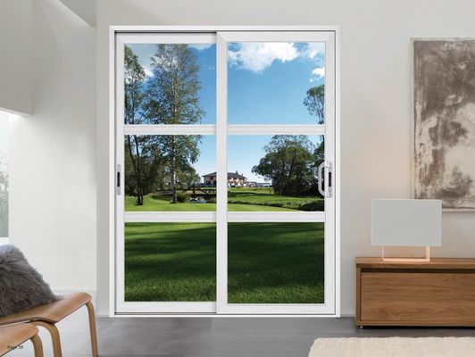 yalıtımlı güvenlik camı alüminyum profilli sürgülü kapı termal kırma değiştirin sürgülü cam kapı