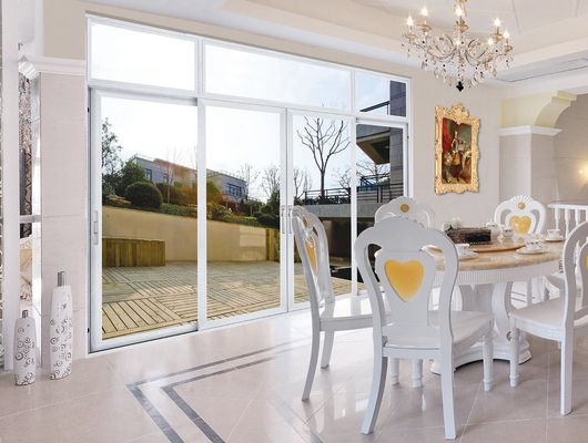 yalıtımlı güvenlik camı alüminyum profilli sürgülü kapı termal kırma değiştirin sürgülü cam kapı