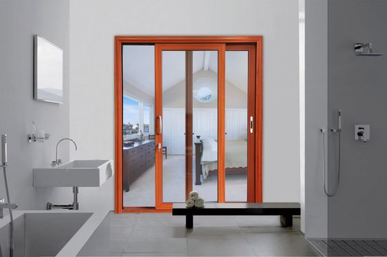 Güçlü Alüminyum Profili Kaydırma Kapısı Tempered Glass ile özelleştirilebilir