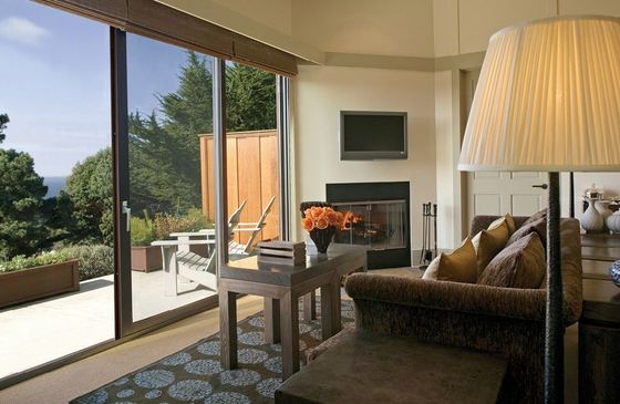 Dayanıklı Kalın Alüminyum Kaydırmalı Cam Kapılar Yatay Açma Tarzı