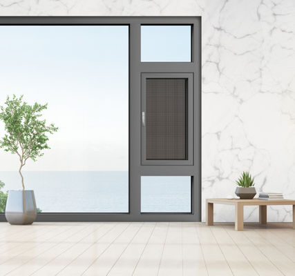 Alüminyum Dışarıya Salıncak Pencereler Temizlenmesi Kolay ve Isıya Direnir