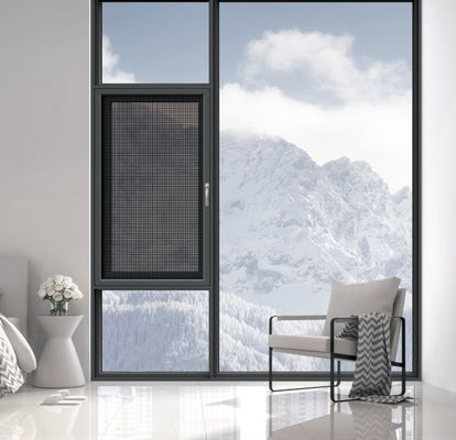 SZG Casement Open Aluminium Swing Window Stainless Steel Hardware ile