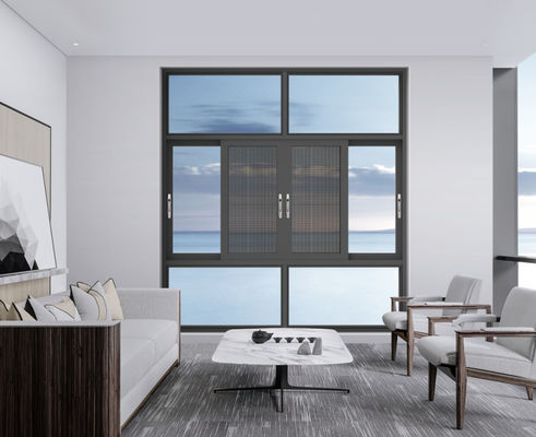 SZG Casement Open Aluminium Swing Window Stainless Steel Hardware ile