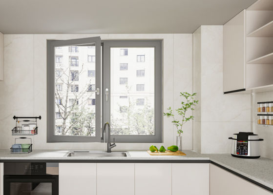 SZG Alan tasarrufu Alüminyum Dışarıya Açılan Pencereler Maksimum Hava dolaşımı için