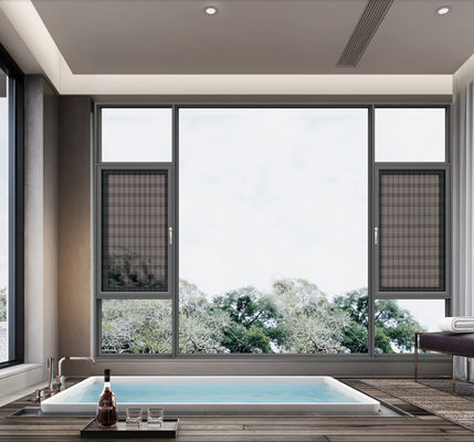 SZG Alan tasarrufu Alüminyum Dışarıya Açılan Pencereler Maksimum Hava dolaşımı için