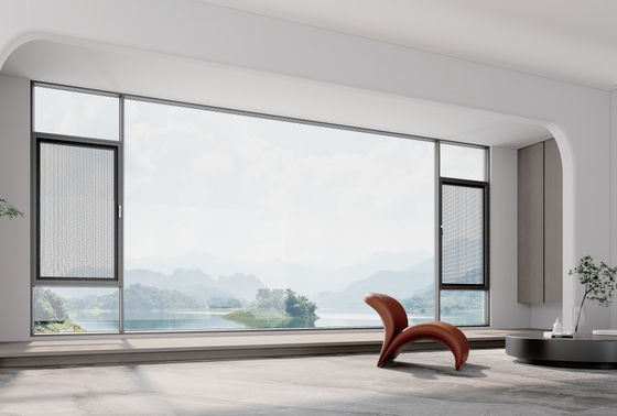 Güvenlik Laminated Glass Alüminyum Casement Pencereler Bakım direnci