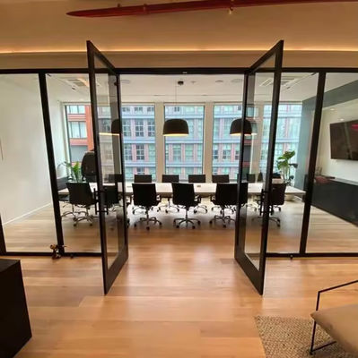 Ağır Alüminyum Çerçeve Swing Kapı Termal Break Kolay Bakım