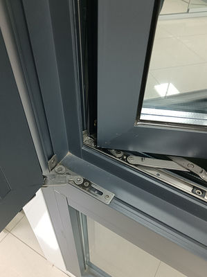 Konut Alüminyum Salıncak Pencere Kolay Temizlenir İçeriye Açılan Pencere