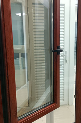 Kaplama Alüminyum Swing Pencere Toz Kaplama Swing Sash Pencere