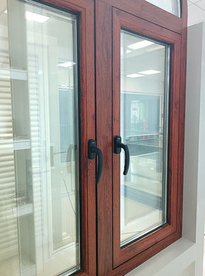 Kaplama Alüminyum Swing Pencere Toz Kaplama Swing Sash Pencere