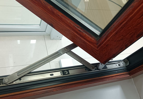 Kaplama Alüminyum Swing Pencere Toz Kaplama Swing Sash Pencere