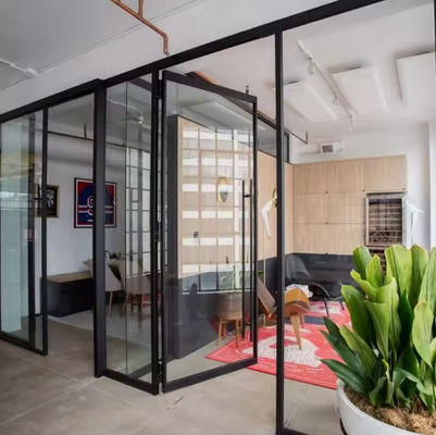 Giriş Alüminyum Salıncak Kapı korozyona dayanıklı Alüminyum Cam Çapalı Kapı