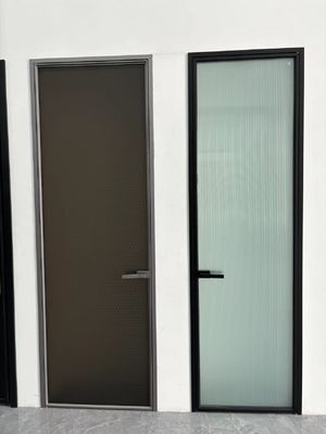 Duvarlar Bölücü İç İç Alüminyum Salıncak Kapılar Özel Fransız Casement