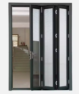 Ekoloji dostu Alüminyum Katlanabilir Kapı Ofis Termal Break Katlanabilir Patio Kapıları