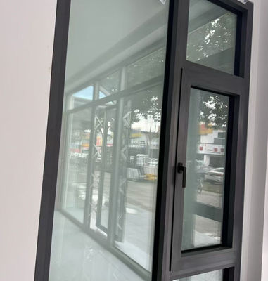 Alüminyum Swing Sash Pencere Laminli Camla Fluorocarbon püskürtme