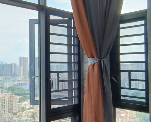 Alüminyum Çerçeve Swing Out Pencereler Tempered yalıtımlı cam ile özelleştirilmiş