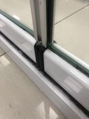 Tempered Güvenlik Laminasyonlu Camlı İnce Çerçeve Alüminyum İki Katlı Kapılar