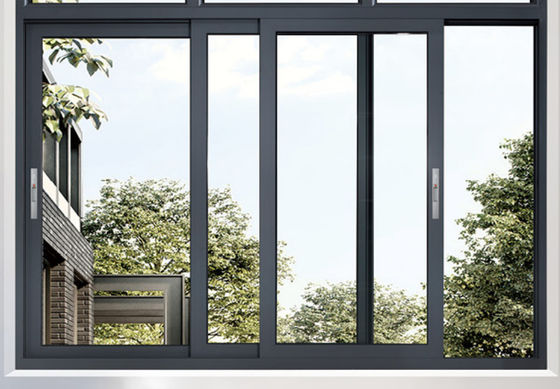Tempered Laminated Alüminyum Kaydırıcı Pencere Güvenlik Alüminyum Cam Kaydırıcı Pencere