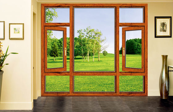 Toz kaplama Alüminyum Eğitimli, Sıcaklığa dayanıklı ve ses geçirmez pencereler