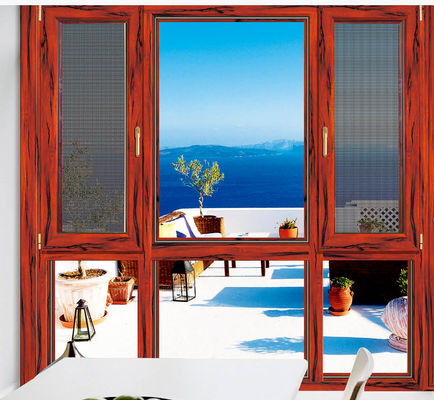 Rüzgar Direnci Eğilme Alüminyum Pencereler Çift Camlı Düzenlenebilir