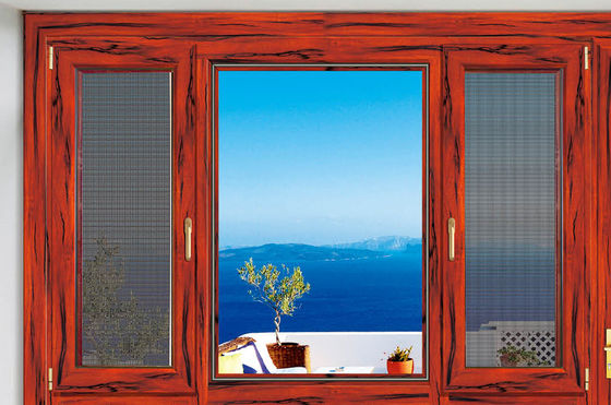 Rüzgar Direnci Eğilme Alüminyum Pencereler Çift Camlı Düzenlenebilir