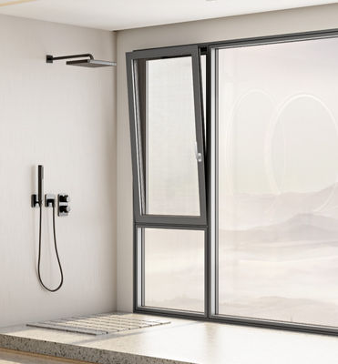 Güvenlik koruması ile hava koşullarına dayanıklı alüminyum pencereler