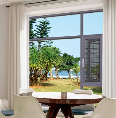 Güvenlik koruması ile hava koşullarına dayanıklı alüminyum pencereler