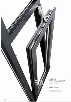 Özelleştirilebilir Alüminyum Eğil ve Dönüş Pencereler İzole Camla Ses Eşitliği