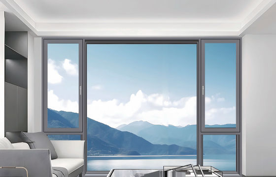 Özelleştirilebilir Alüminyum Eğil ve Dönüş Pencereler İzole Camla Ses Eşitliği