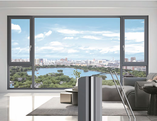 İzole edilmiş Eğiliş Dönüşü Alüminyum Pencereler Enerji tasarrufu ve kolay bakım