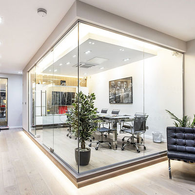 Alüminyum Çerçeve Cam Oda Duvarları Boyutu Kapı ile Özel