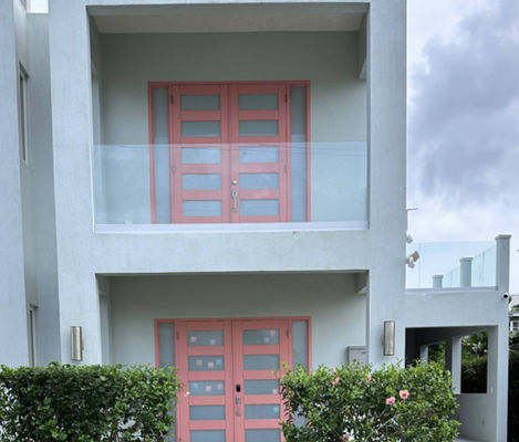 SZG U Kanal Çerçevesiz 12 mm Cam Balkon Çitleri Konut Binaları