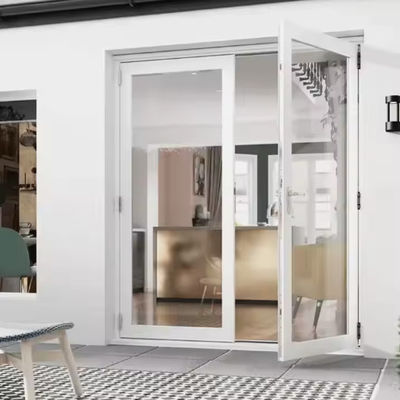 Dayanıklı Tasarım Otel Koridorları için Rüzgar geçirmez Metal Salıncak Kapı Tozla Kapalı Yüzey Dönüşümü ve Böcek Ekranı dahil